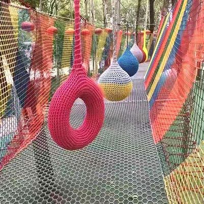 Спортивные мероприятия на открытом воздухе Большая скалолазающая сетка Детская игровая площадка Скалолазающая сетка безопасности
