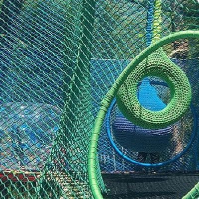 Спортивные мероприятия на открытом воздухе Большая скалолазающая сетка Детская игровая площадка Скалолазающая сетка безопасности